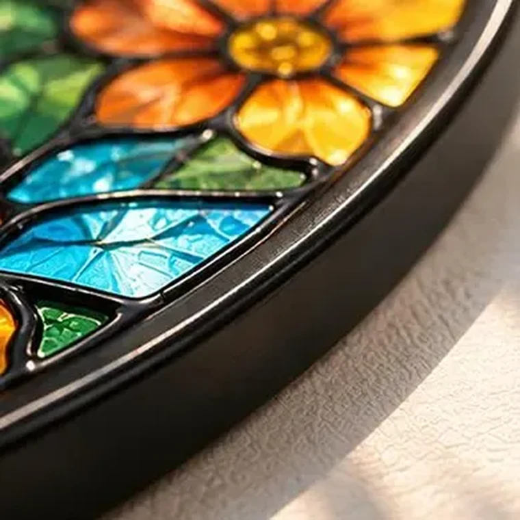 Crafted on 3 mm Textured Glass